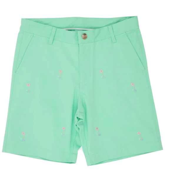 Critter Charlie's Chinos | Grace Bay Green with Golf Embroidery