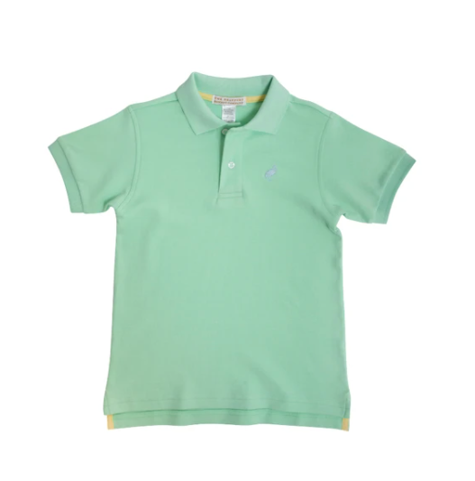 Prim & Proper Polo | Grace Bay Green/Buckhead Blue Stork