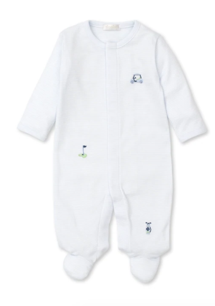 Premier 18 Holes Hand Embroidered Footie with Stripes