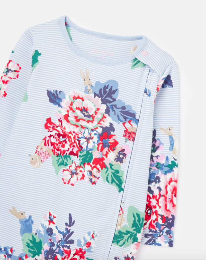 Peter Rabbit Zippy | White Floral