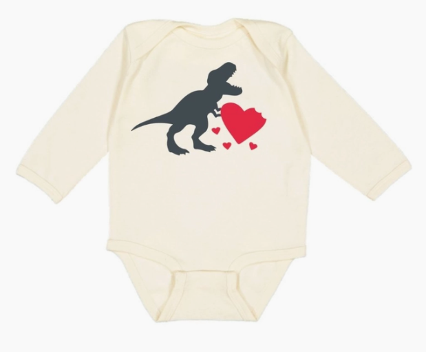 Lovesaurus Long Sleeve Bodysuit