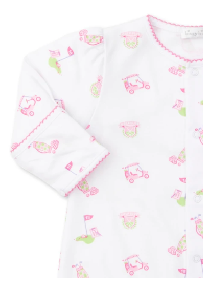 18 Holes Pink Convertible Gown