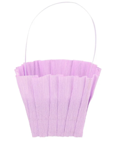 Crepe Paper Easter Baskets