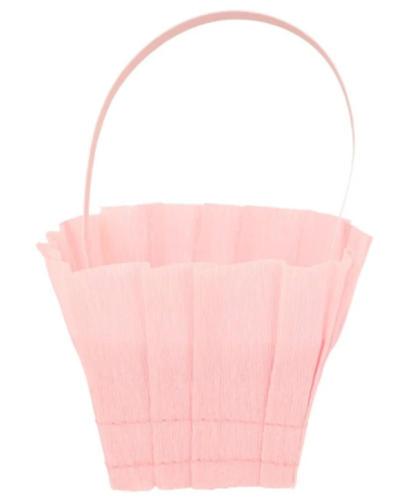 Crepe Paper Easter Baskets