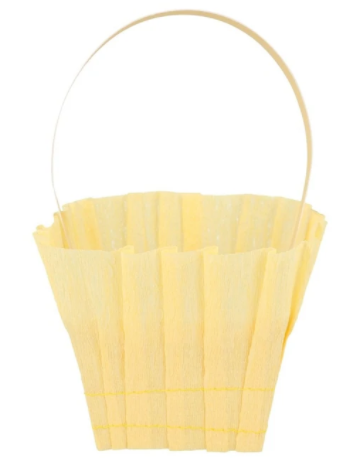 Crepe Paper Easter Baskets