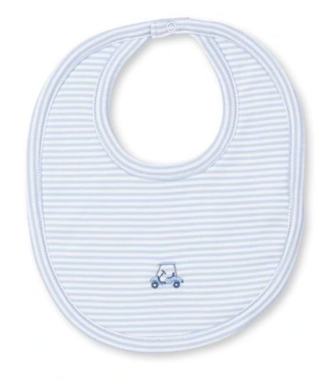 18 Holes Stripe Light Blue Bib