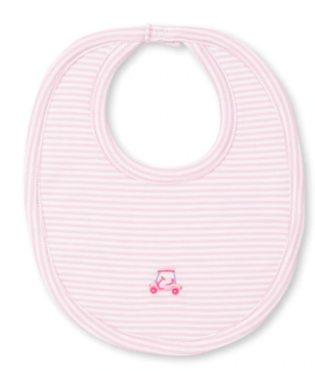 Pink Stripe Bib | 18 Holes