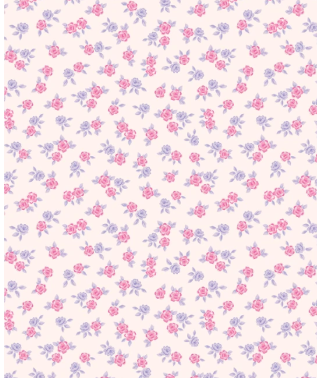 Ditsy Blooms Pink Bubble
