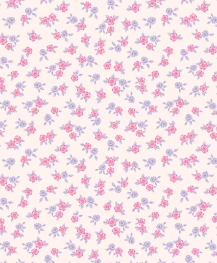 Ditsy Blooms Pink Footie with Zipper