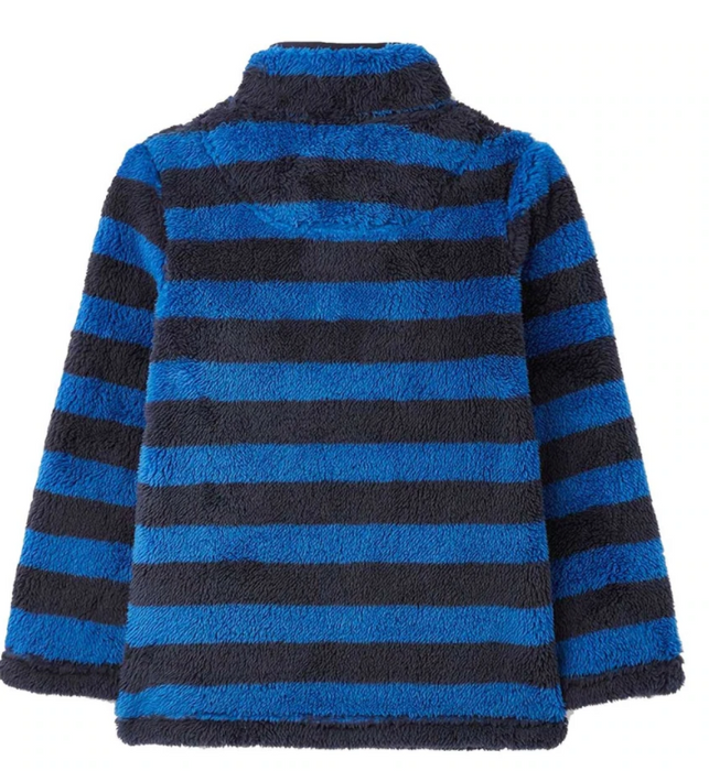 Woozle Fleece Pullover | Blue Stripe