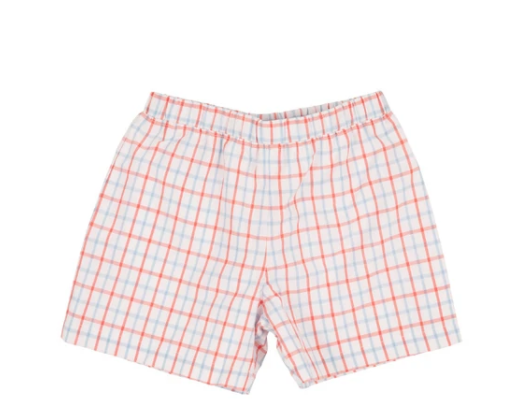 Shelton Shorts | Coral Chandler Check