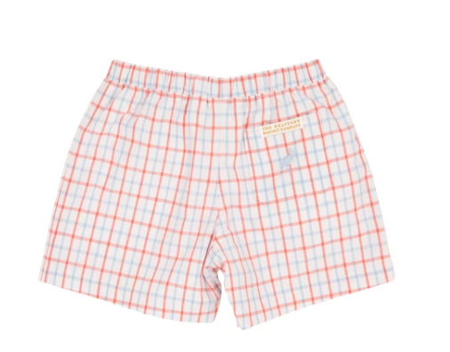 Shelton Shorts | Coral Chandler Check