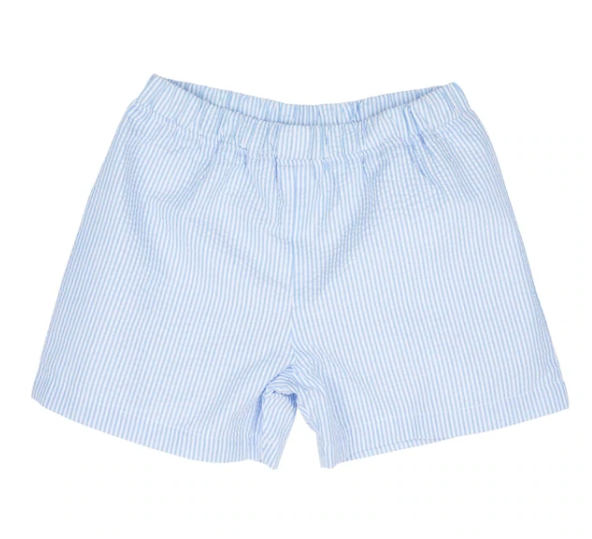 Shelton Shorts | Breakers Blue Seersucker