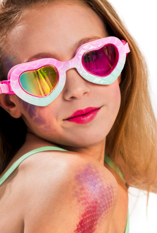 Mermaid in The Shade Swim Goggles