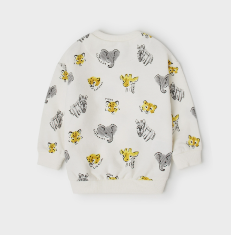 Elephant Sweatshirt | Off White | 1401