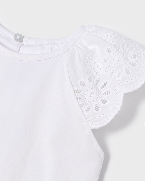 Embroidered TShirt | White | 3052