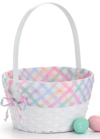 Sm Multi Gingham Easter Basket