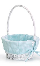 Md Blue Gingham Easter Basket