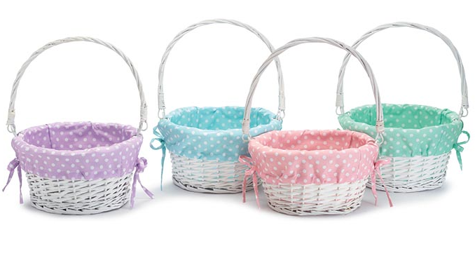 Md Pink Dot Easter Basket