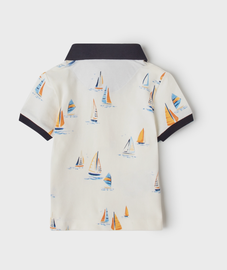 White Sailboat Polo | 1106