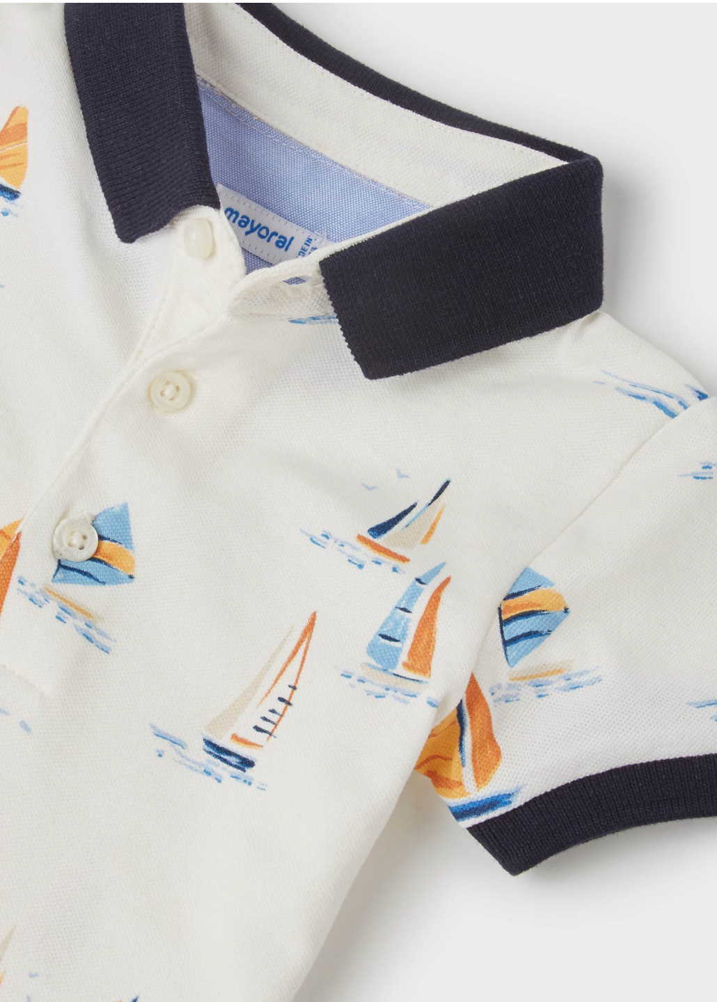 White Sailboat Polo | 1106