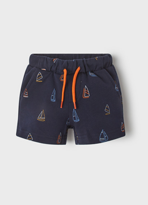 Navy Sailboat Shorts | 1225