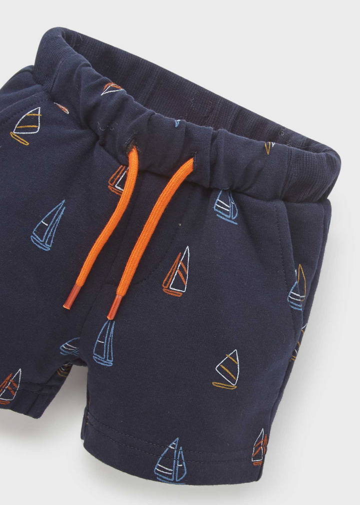Navy Sailboat Shorts | 1225