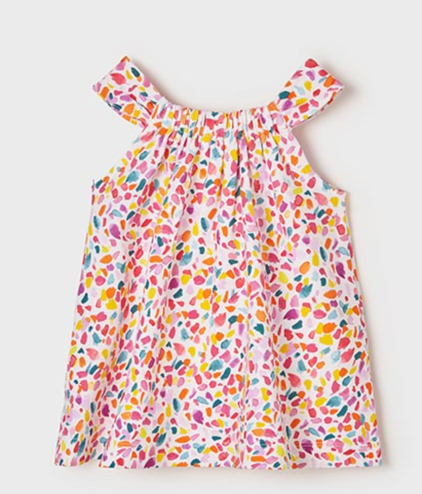 Magenta Print Dress | 1939