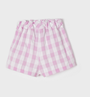 Gingham Shorts | Lavender | 3271