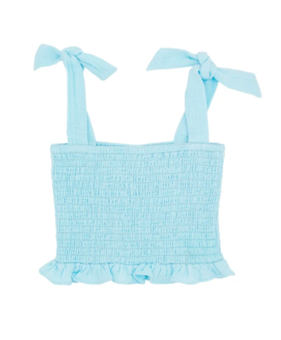 Hannah Top | Crystal Blue