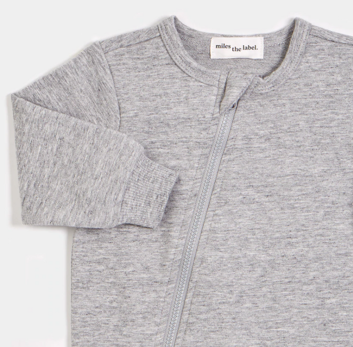 Miles Basics Playsuit | Heather Grey