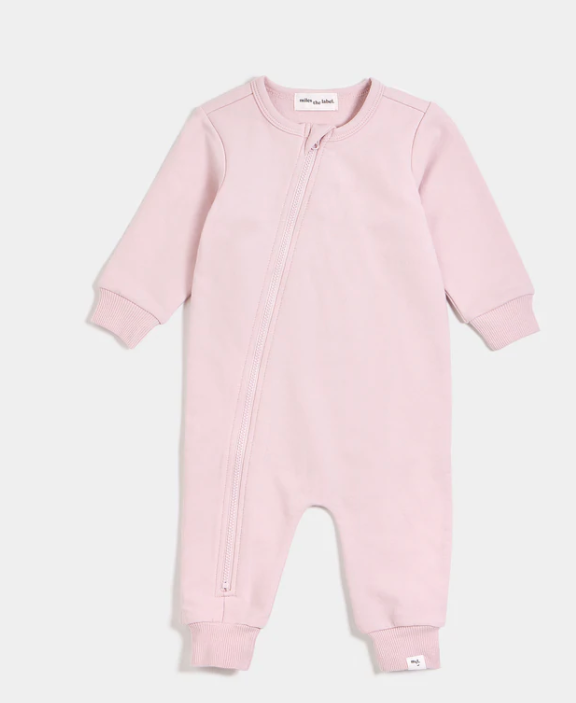Miles Basics Playsuit | Cloudy Pink