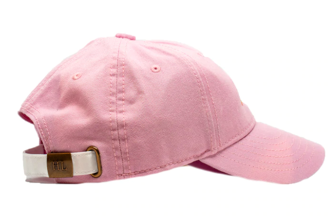 Light Pink Embroidered Baseball Hat | Rainbow