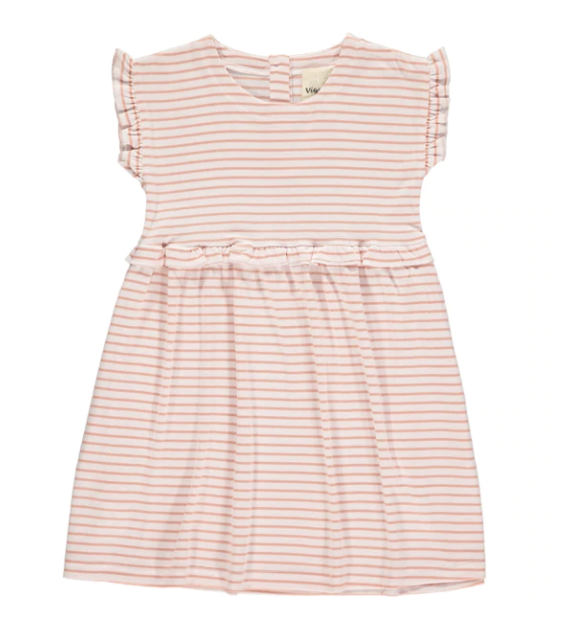 Gemma Dress | Pink Stripe