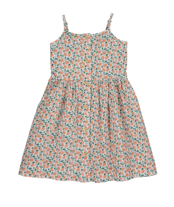 Brooklyn Dress | Peach Fruit