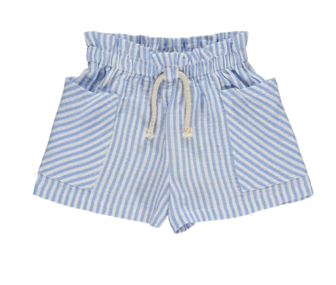 Arwen Shorts | Blue Stripe