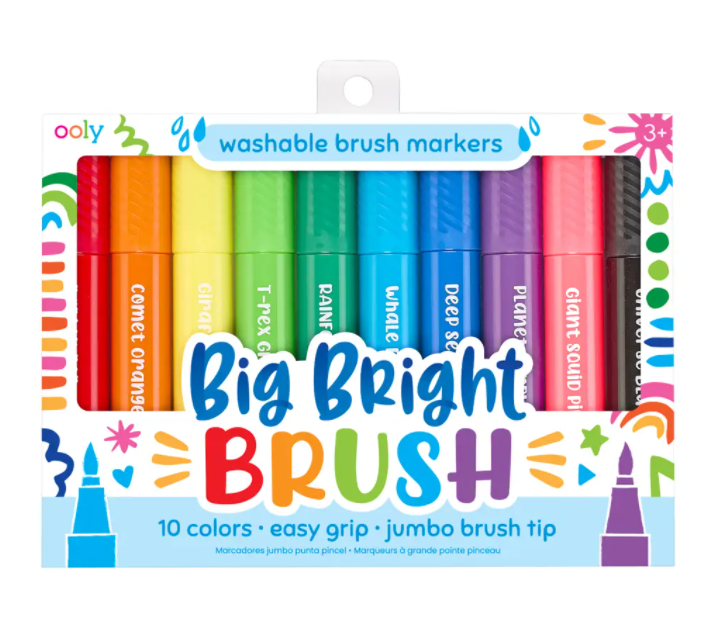 Big Bright Brush Markers | Set of 10