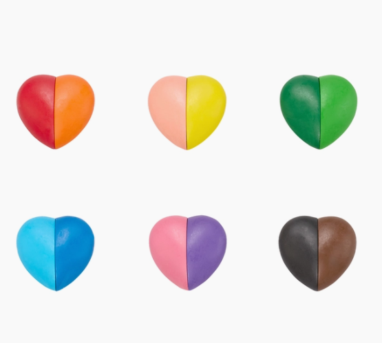 I Heart Art Erasable Crayons