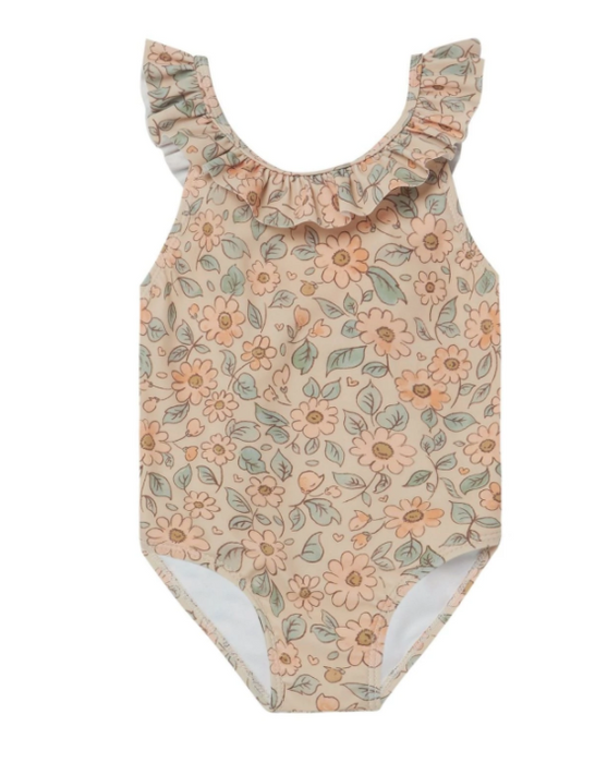 Floral Arielle One Piece | Blush