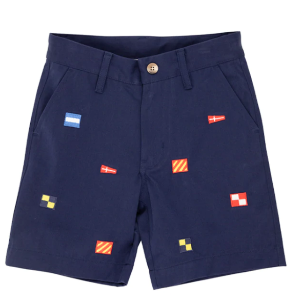 Critter Charlie's Chinos | Nantucket Navy Flags