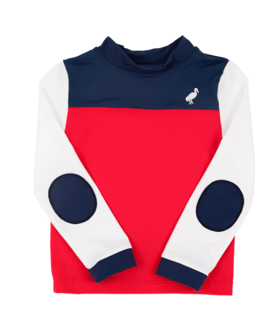 Wave Spotter Swim Shirt | Nantucket Navy Richmond Red