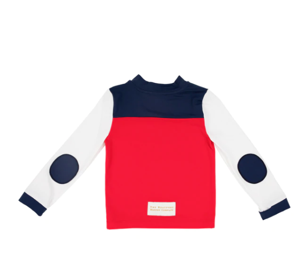 Wave Spotter Swim Shirt | Nantucket Navy Richmond Red