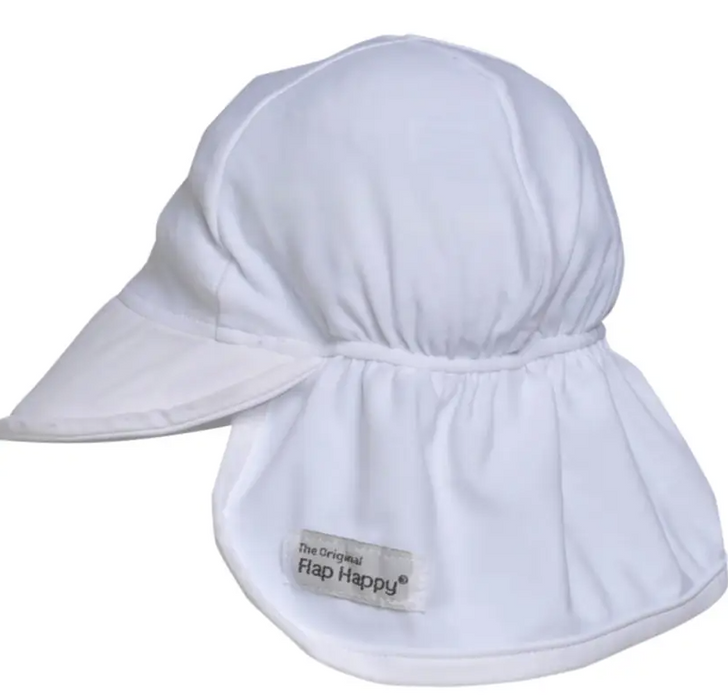 Swim Flap Hat | White