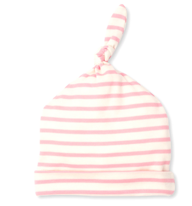 Kissy Love Basics Stripes Knotted Hat | Pink