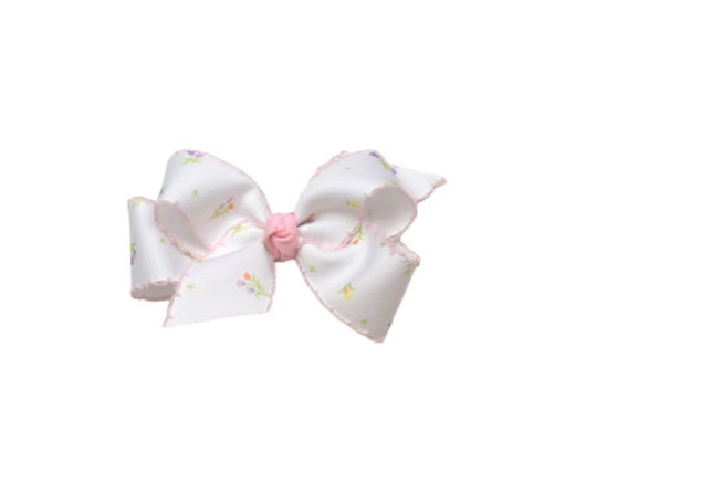 Hallie Hair Bow | Tulip Print