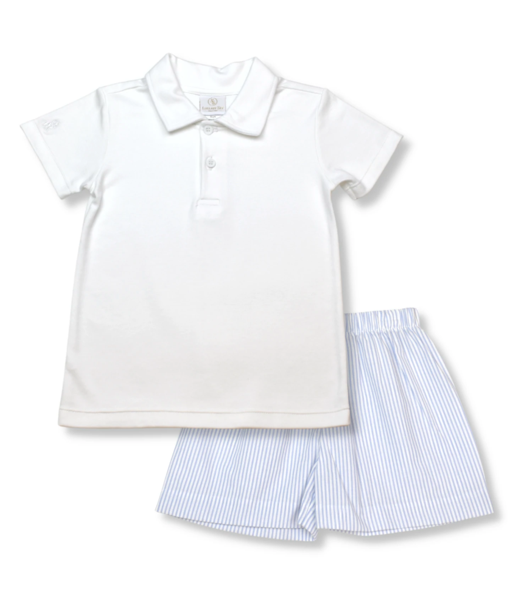 Parker Polo Short Set | Vintage Stripe