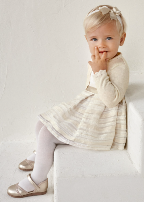 Ivory Stripes Dress | 1903