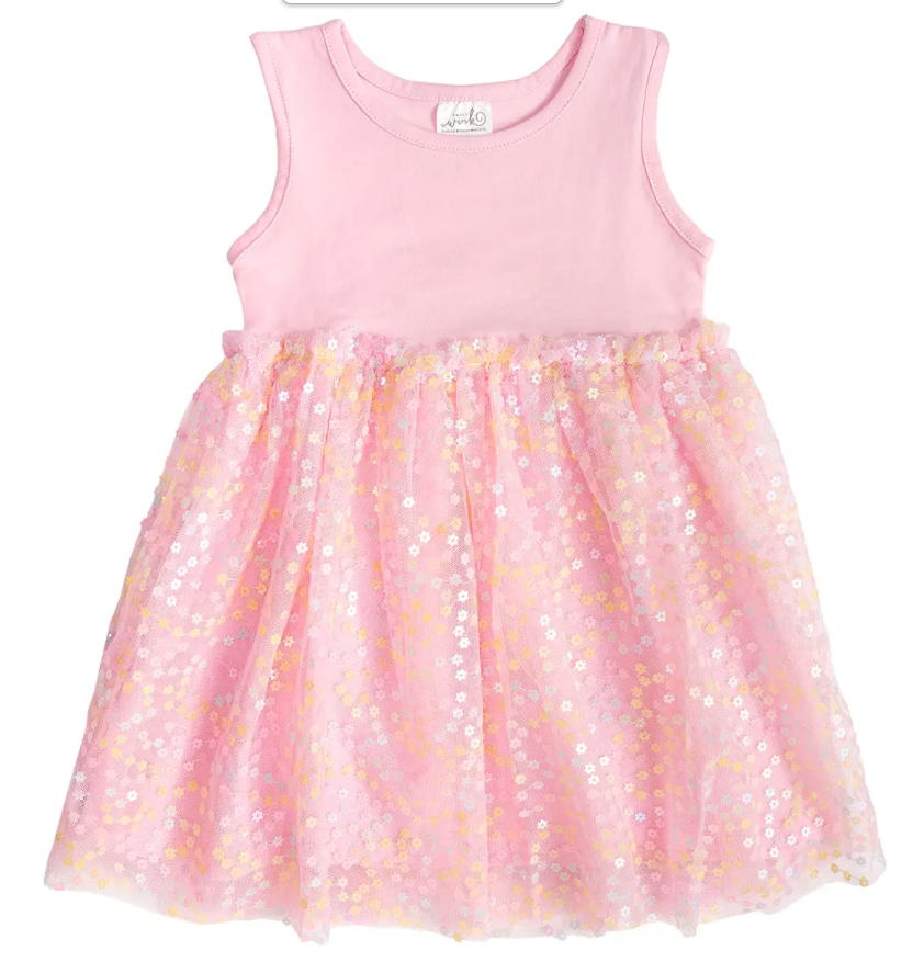 Confetti Flower Tank Dress