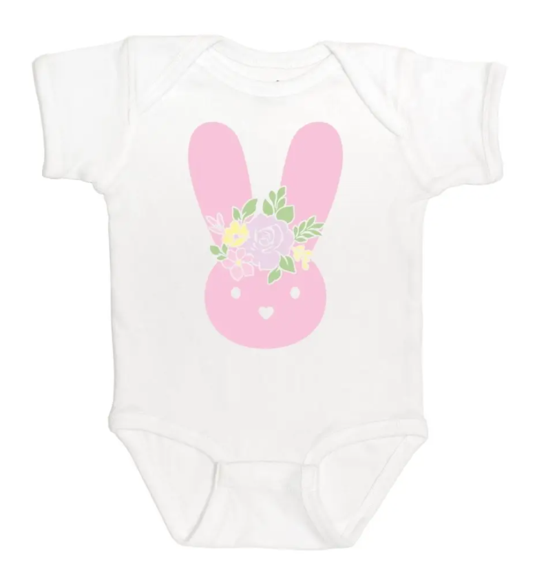 Boho Bunny Short Sleeve Onesie