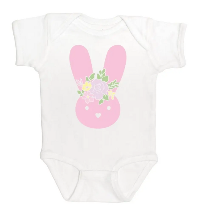 Boho Bunny Short Sleeve Onesie